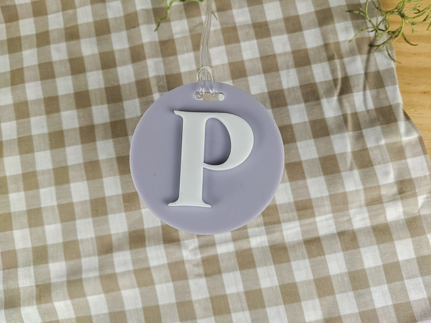 Acrylic Circle Bag Tag