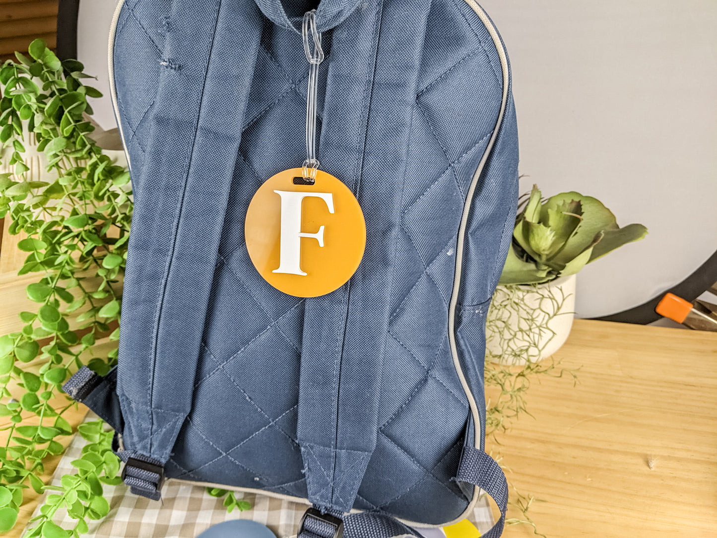 Acrylic Circle Bag Tag