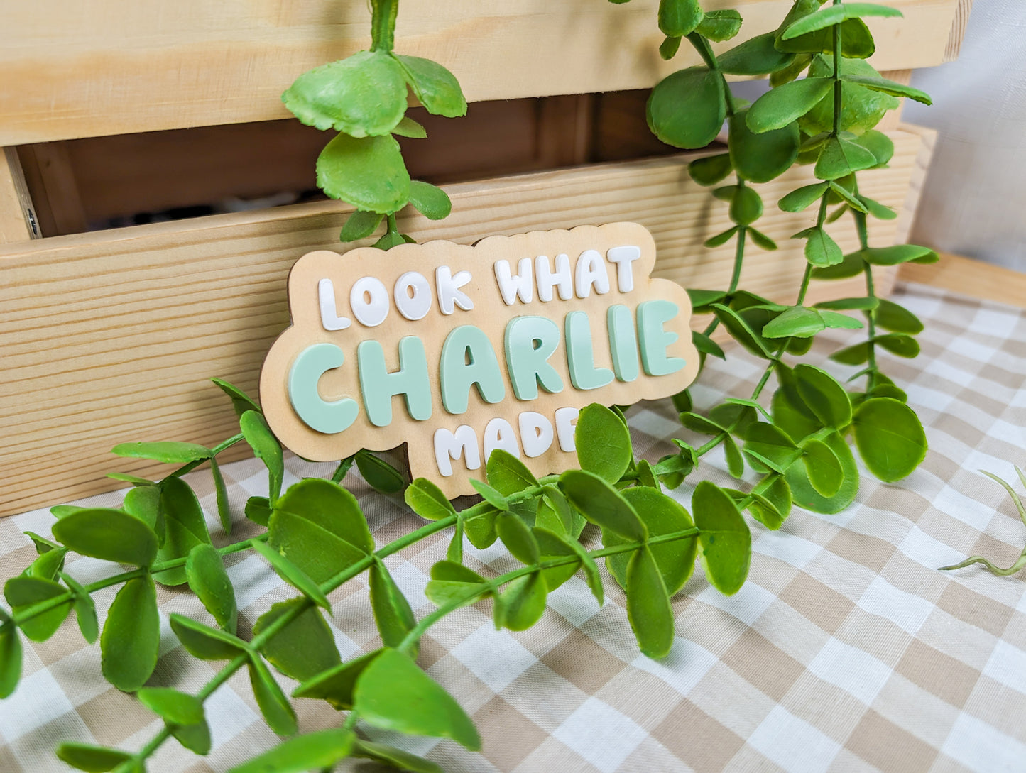 Look What I Made Deluxe Fridge Magnet