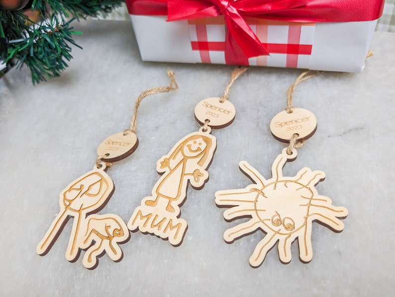 Kids Artwork Ornament