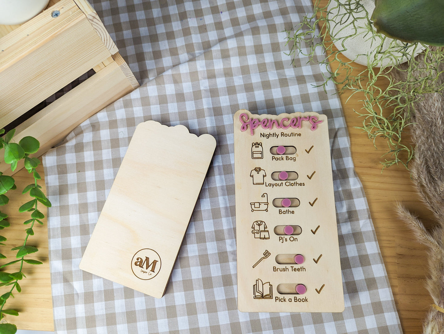 Nightly Routine Board