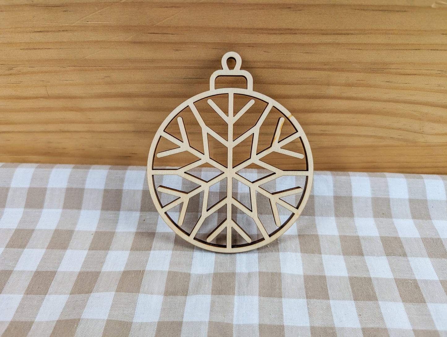 Wooden Family Christmas Ornaments