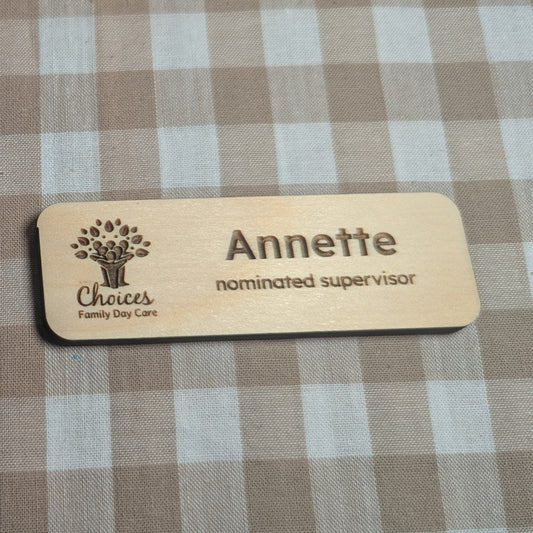 Magnetic Namebadge