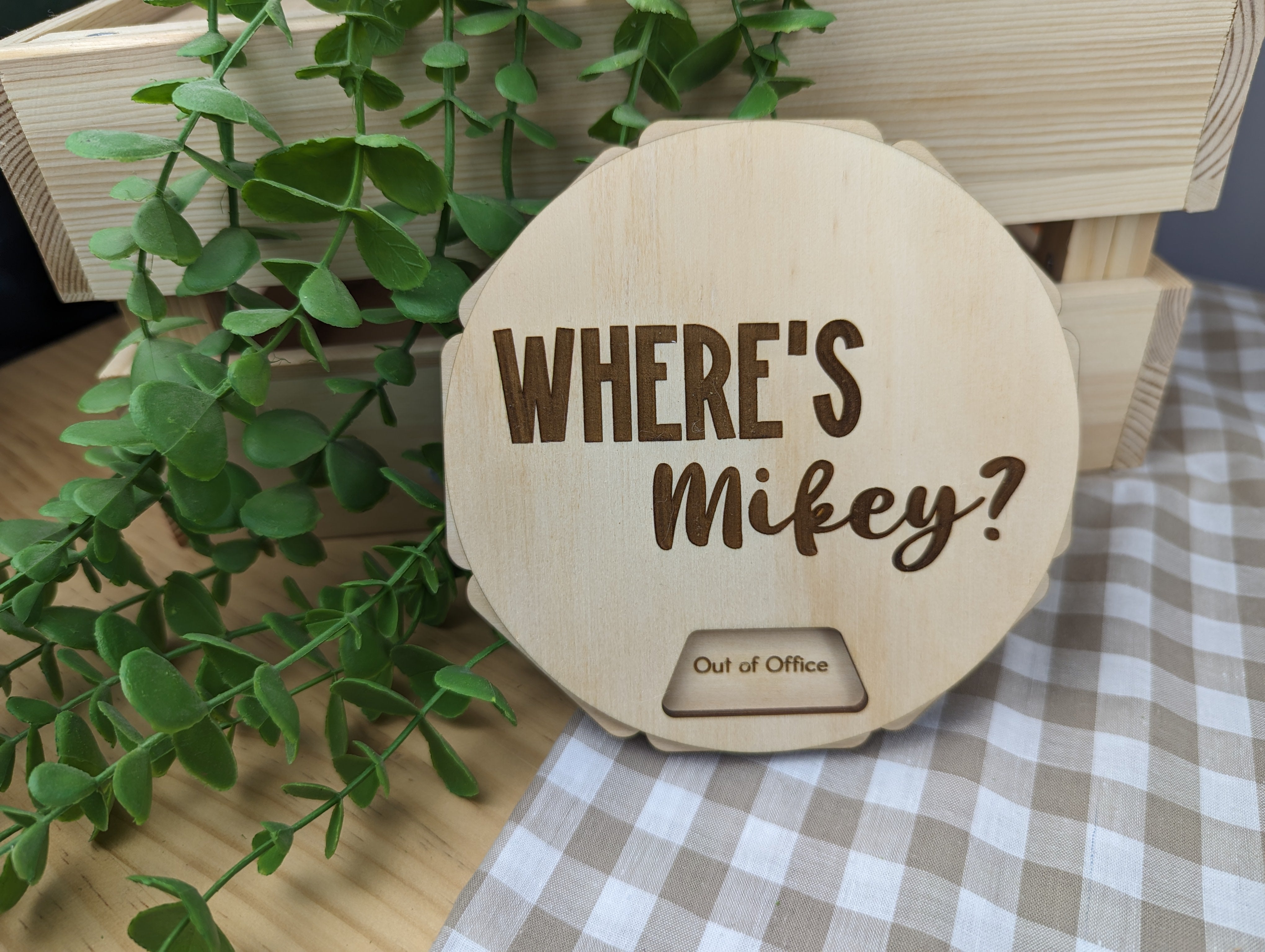 Where Am I Status Wheel – aM Laser Co
