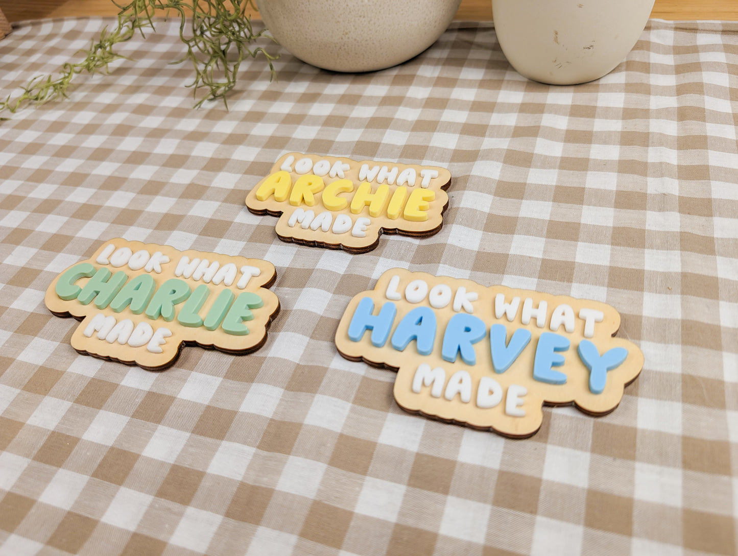 Look What I Made Deluxe Fridge Magnet