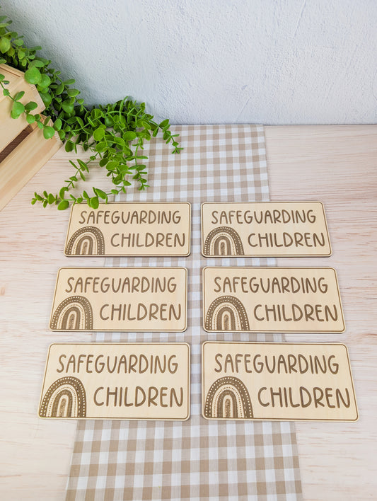 Wooden Door Rectangle Sign